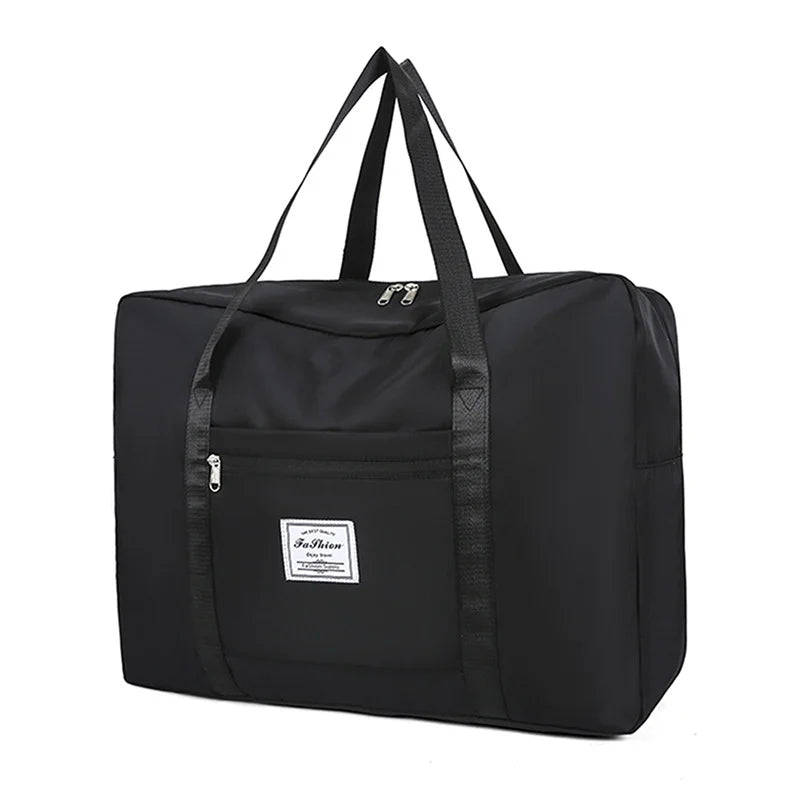 Foldable Travel Duffel Bag – Waterproof Weekender Tote with Shoulder Strap