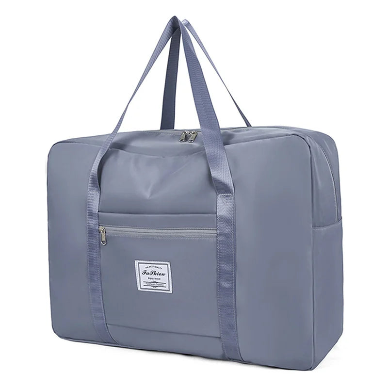 Foldable Travel Duffel Bag – Waterproof Weekender Tote with Shoulder Strap
