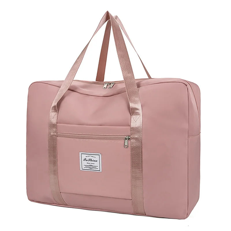 Foldable Travel Duffel Bag – Waterproof Weekender Tote with Shoulder Strap