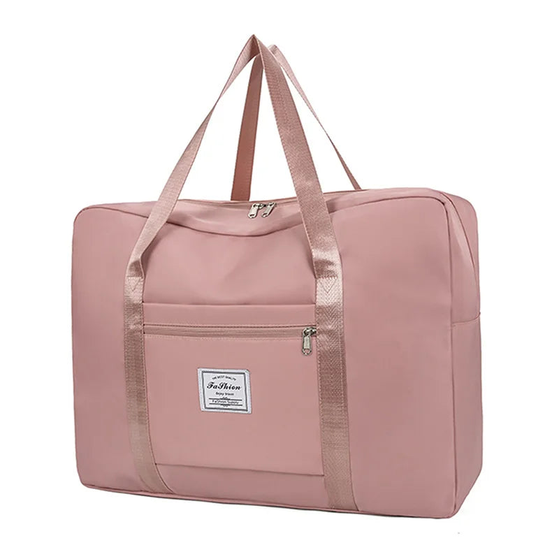 Foldable Travel Duffel Bag – Waterproof Weekender Tote with Shoulder Strap