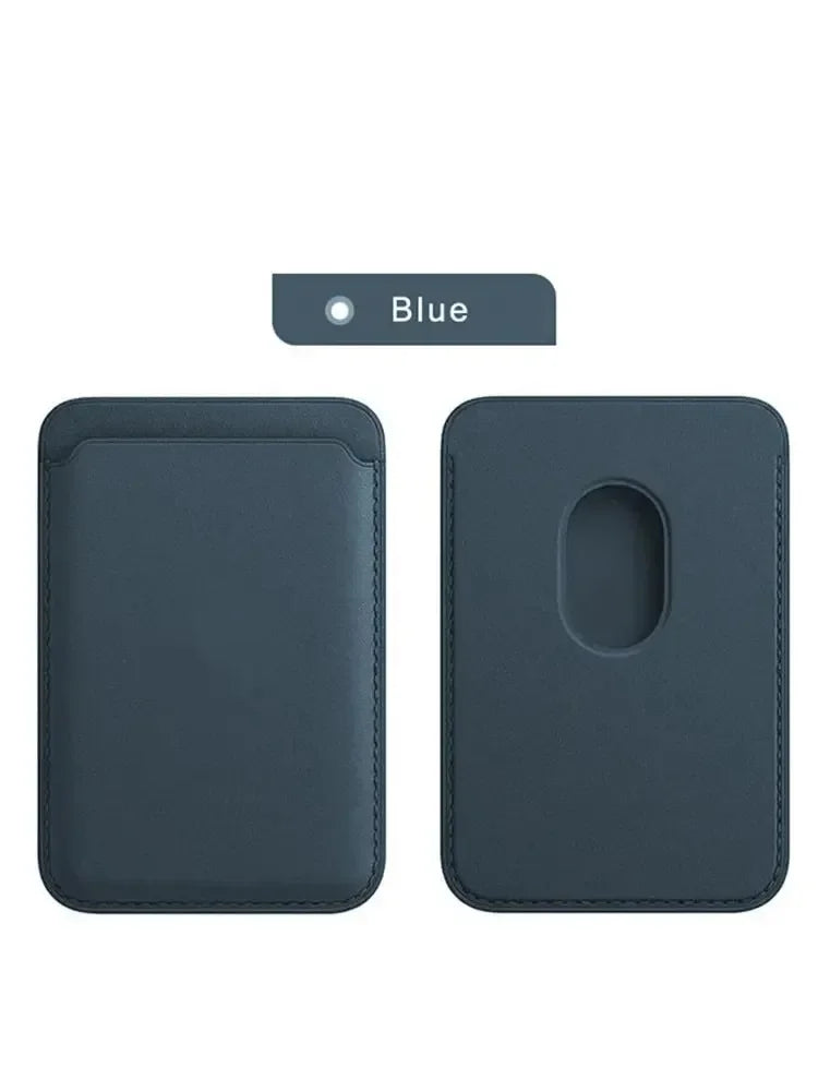 MagSafe Leather Wallet Case – Magnetic Card Holder for iPhone 12–15 Pro Max