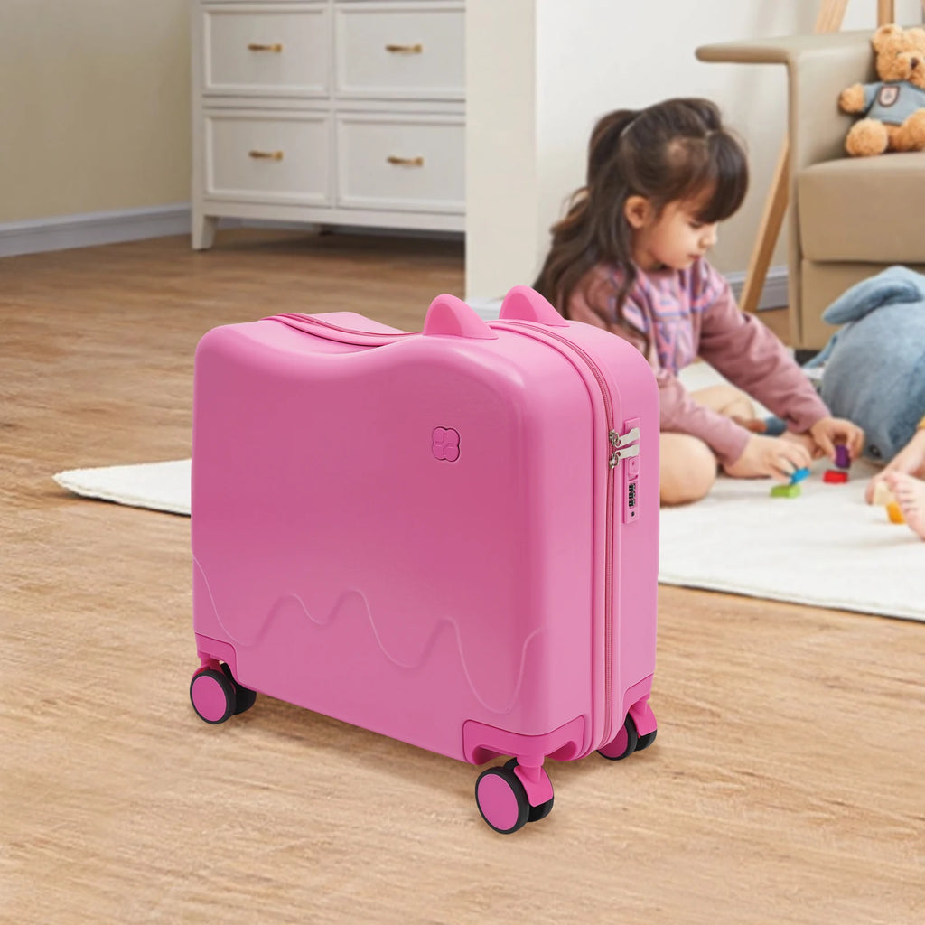 Kids Ride-On Suitcase – 18" Sit-and-Ride Trolley Case (37L)