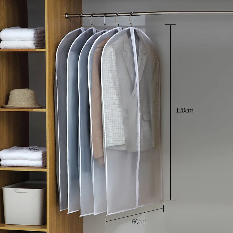 Clear Hanging Garment Bag – Waterproof, Dust-Proof Clothes Storage Cover