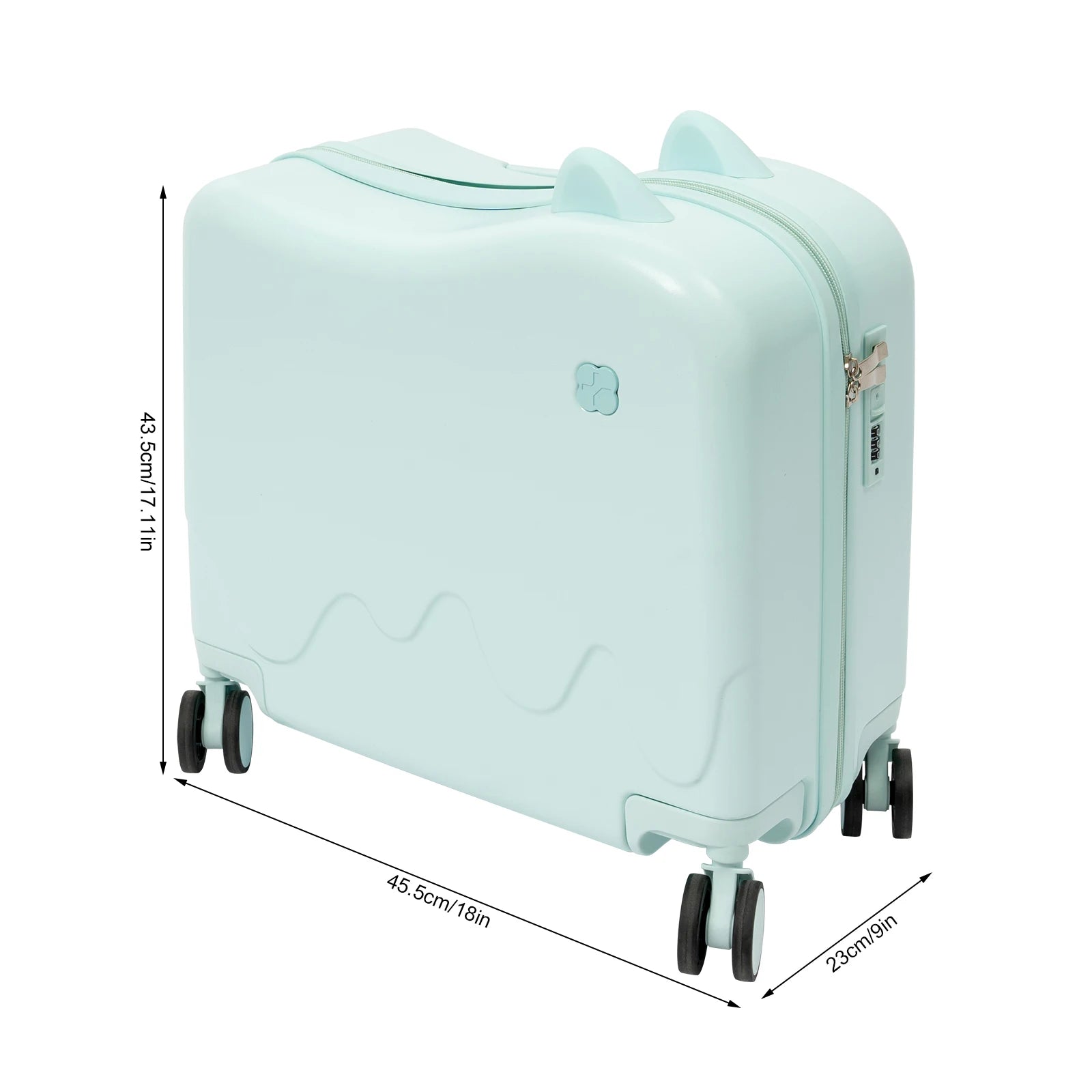 Kids Ride-On Suitcase – 18" Sit-and-Ride Trolley Case (37L)