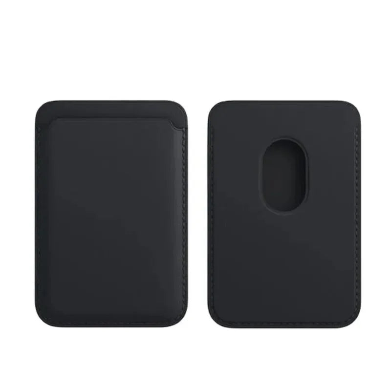 MagSafe Leather Wallet Case – Magnetic Card Holder for iPhone 12–15 Pro Max