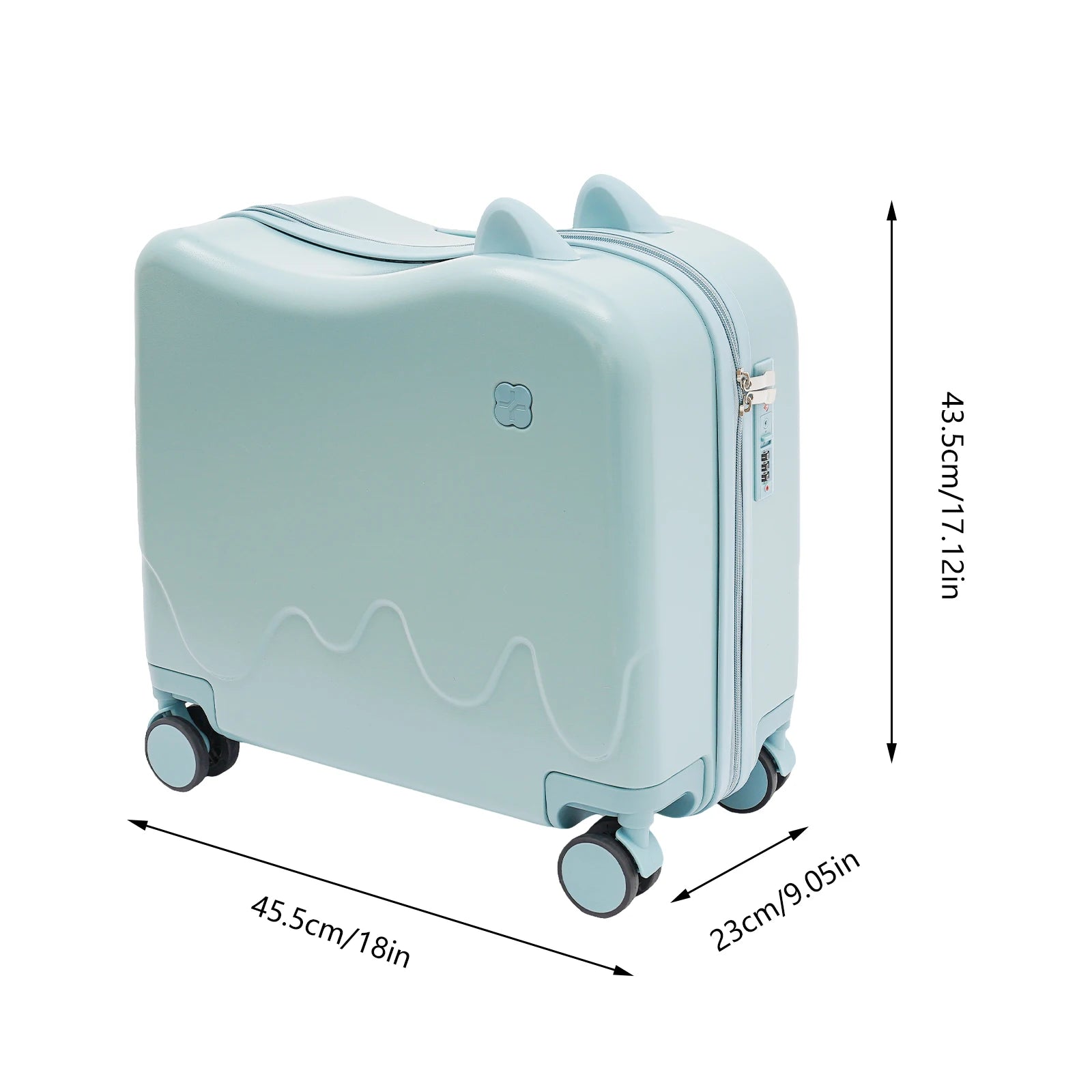 Kids Ride-On Suitcase – 18" Sit-and-Ride Trolley Case (37L)