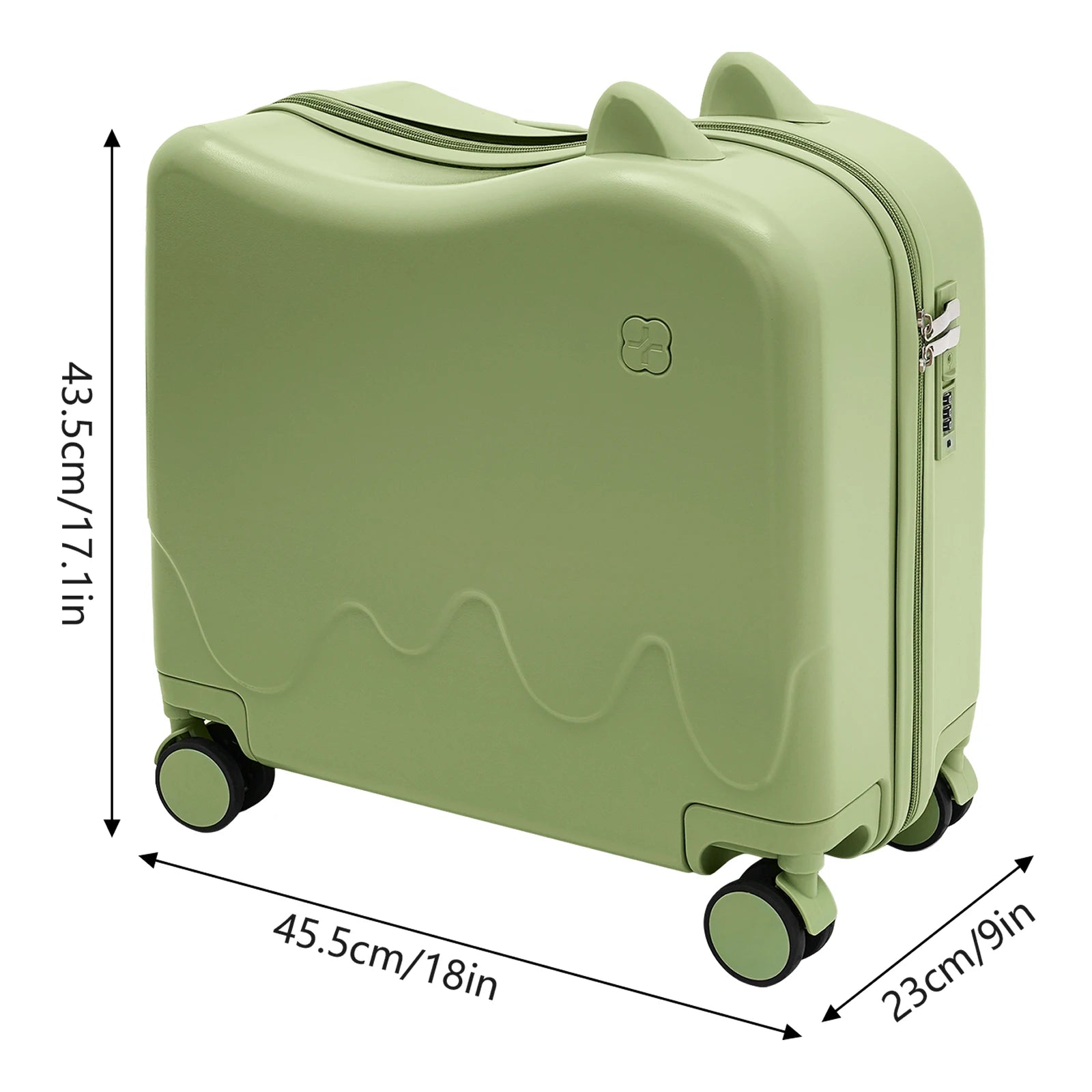Kids Ride-On Suitcase – 18" Sit-and-Ride Trolley Case (37L)