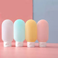 Refillable Travel Bottle Set (4 × 60ml) – Leak-Proof Squeeze Containers for Toiletries