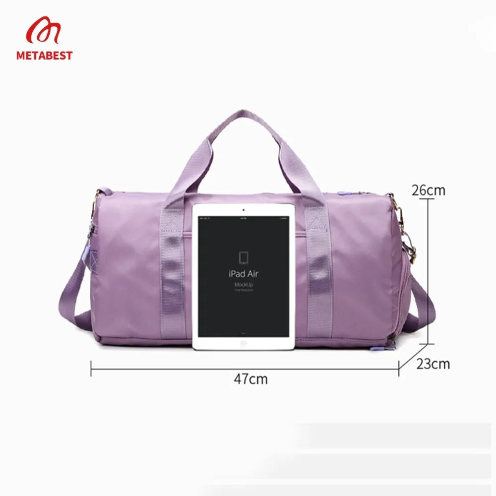 Waterproof Sports & Gym Duffel Bag – Travel Tote with Shoe Compartment
